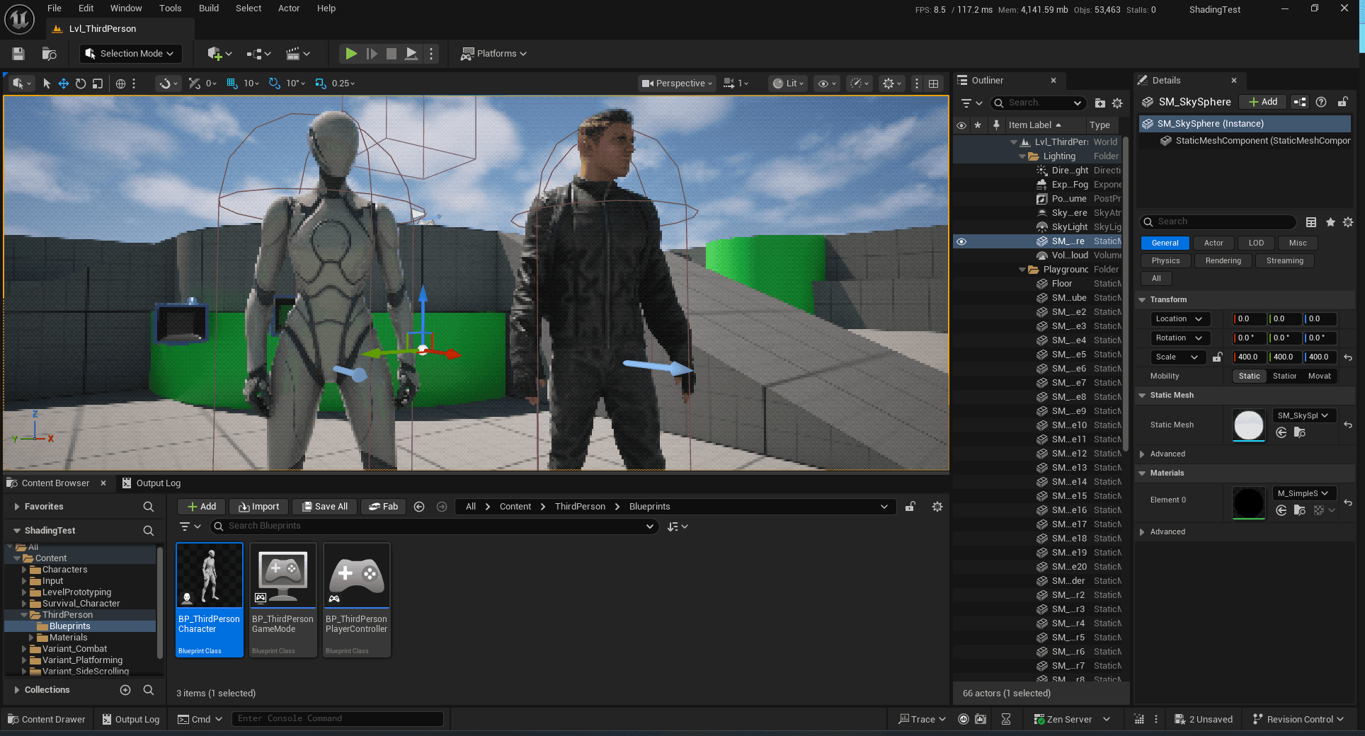 Implement Stylization Rendering through A Custom Render Pass in UE5